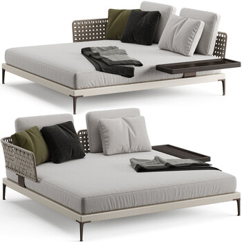 minotti 现代露台沙发床3d模型