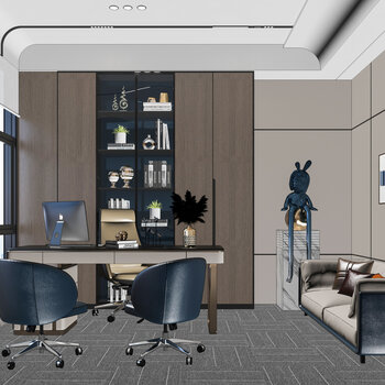 模型_su现代办公室模型下载_su现代办公室模型免费下载_建e室内设计网