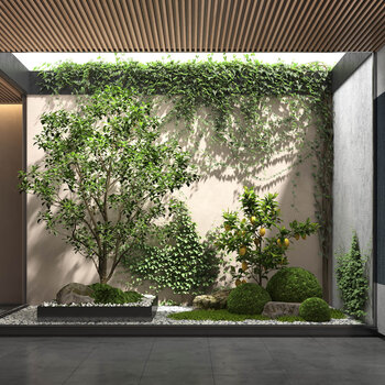 室内景观小品3d模型下载