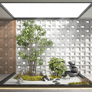 室内景观小品3d模型下载