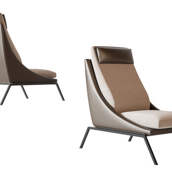 Minotti  现代单人沙发3d模型