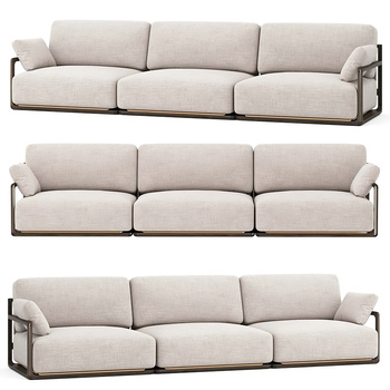 Giorgetti 现代多人沙发3d模型