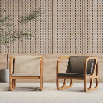 瑞典 ire 现代实木休闲餐椅
