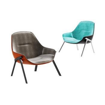 cappellinilotus现代悬挑办公椅3d模型下载