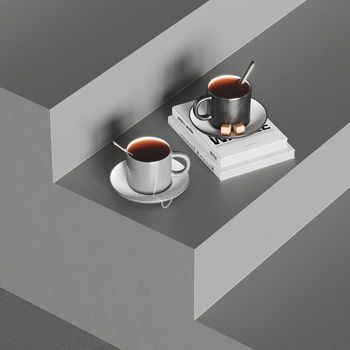 a2 现代咖啡杯 3d模型