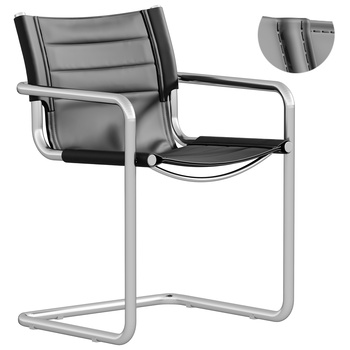 cappellinilotus现代悬挑办公椅3d模型下载