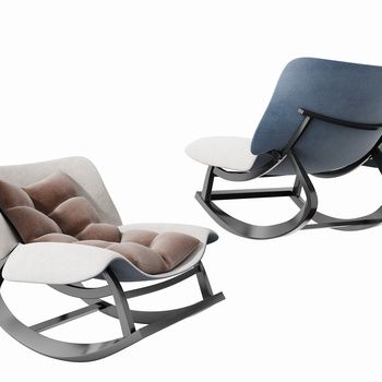 现代摇椅3d模型