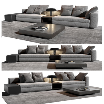 minotti 现代休闲沙发3d模型