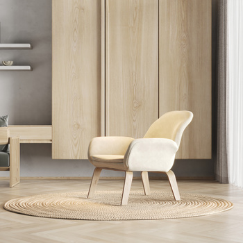 KFF 现代单人休闲椅3d模型