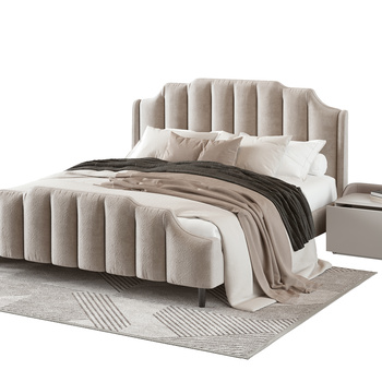 Maxalto 美式双人床3d模型