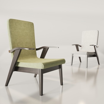 德国 BULLFROG 现代布艺单人椅3d模型
