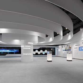 现代企业科技展厅