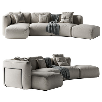 FLOU FIOCCO 现代多人沙发3d模型