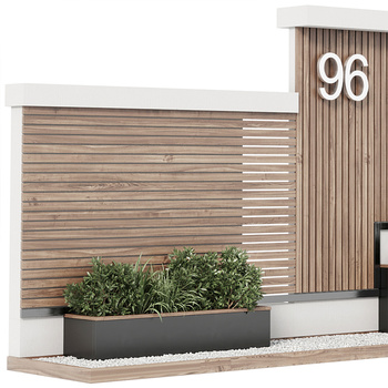 同款现货购买同款现代大门入口3d模型下载id:109989504灯光:材质:风格