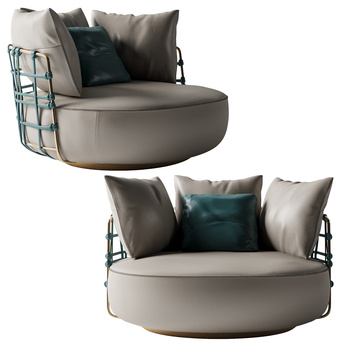 GAMMA LOVE 现代单人沙发3d模型