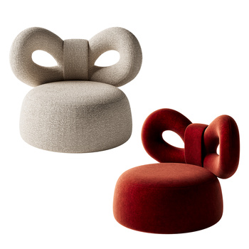 Qeeboo Ribbon 现代单人沙发3d模型