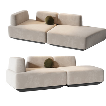 现代双人沙发D5模型