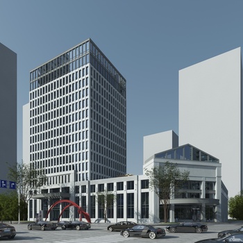 现代办公楼3d模型