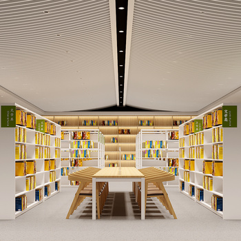 现代图书阅览室图书馆