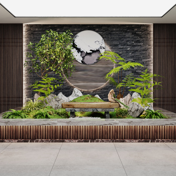 新中式绿植景观