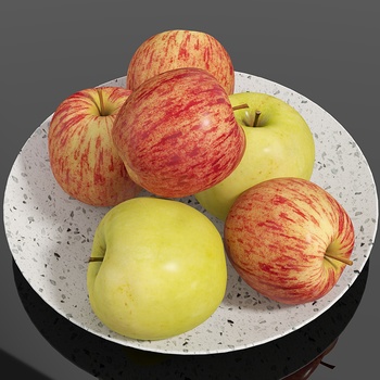 果盘 水果3d模型下载id:106647815灯光:材质:风格:面数:版       本