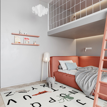 >同款现货购买同款北欧儿童房3d模型下载id:107041217灯光:材质:风格