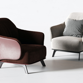 Poliform 现代休闲椅3d模型