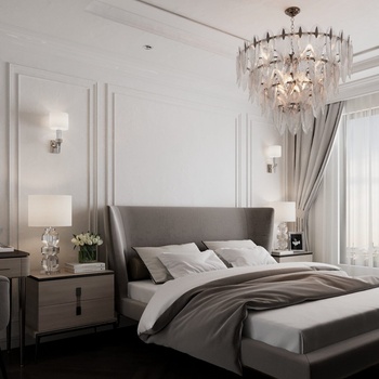 简欧卧室3d模型下载