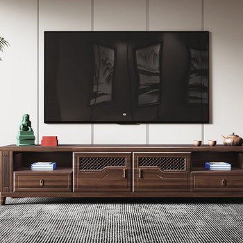 同款现货购买同款新中式电视柜3d模型下载id:107631000灯光:材质:风格