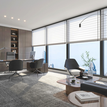 现代经理办公室3d模型下载