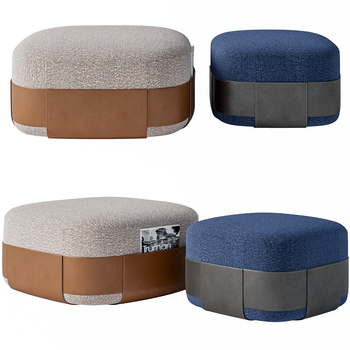 Morica Design SUMO 现代沙发凳3d模型