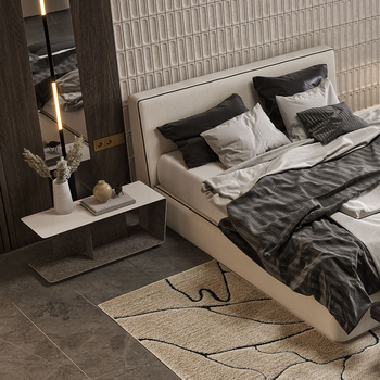 poliform现代卧室3d模型下载