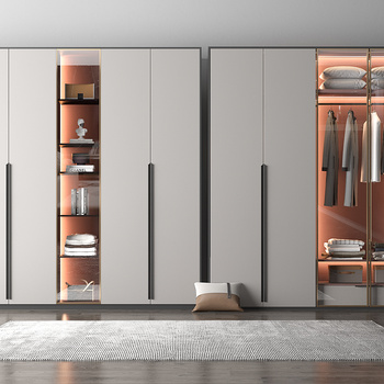 现代衣柜3d模型下载