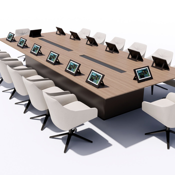 现代会议室桌椅