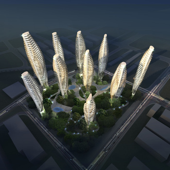 现代建筑3d模型下载101404990_3d现代建筑模型下载_3d现代建筑max模型