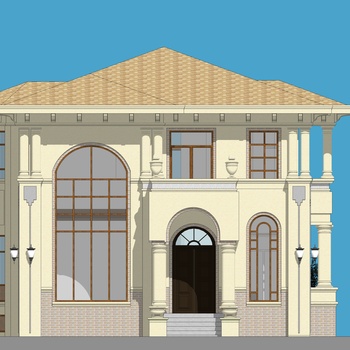 现代别墅模型su模型下载_su现代别墅模型下载_su现代别墅模型免费下载