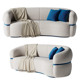 MALIBU 现代弧形沙发3d模型