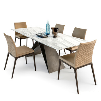 cattelanitalia现代餐桌椅3d模型下载