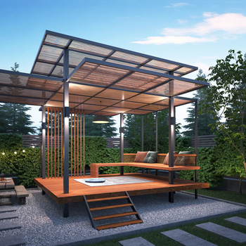 现代庭院凉亭3d模型下载