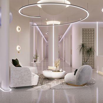 现代网红美容店3d模型下载