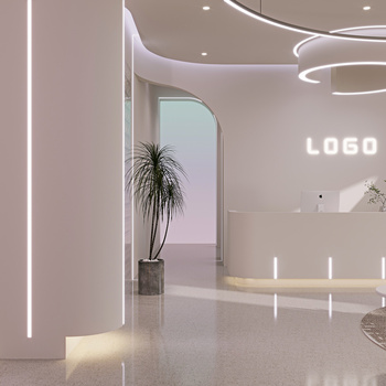 现代网红美容店3d模型下载