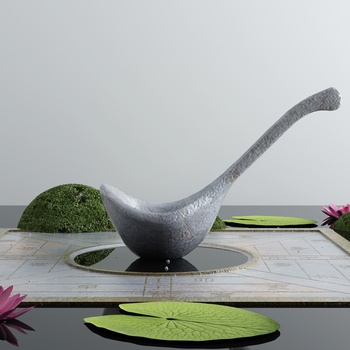 新中式景观小品3d模型下载104747283_3d新中式景观小品模型下载_3d新