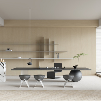 现代茶室3d模型