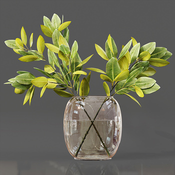 现代水培植物3d模型下载
