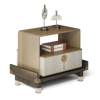 同款现货购买同款新中式床头柜3d模型下载id:115626318灯光:材质:风格