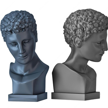 现代人物雕塑3d模型下载