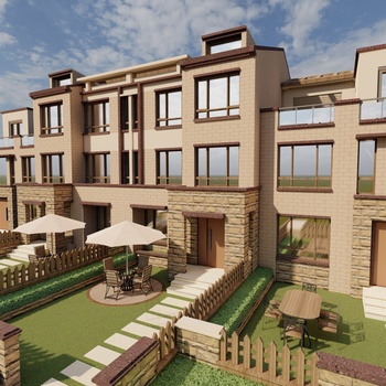 现代别墅su模型下载