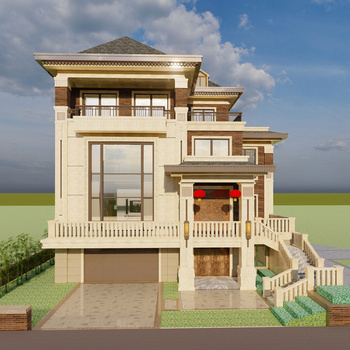现代别墅su模型下载