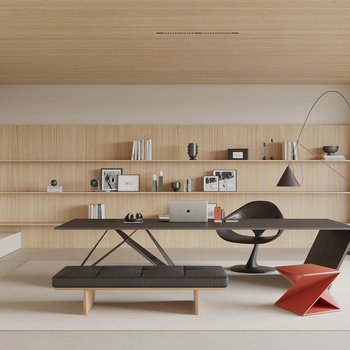 现代家居书房3d模型