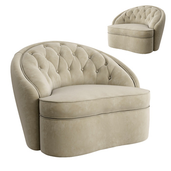 vittoriafrigerio现代单人沙发3d模型下载